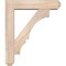 Ekena Millwork Balboa Craftsman Smooth Bracket w/ Offset Brace, Douglas Fir, 5 1/2"W x 22"D x 26"H BKT0604X22X26BOA04SDF - alternate 2